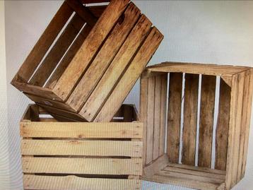 Houten fruitkisten klasse B beschikbaar voor biedingen