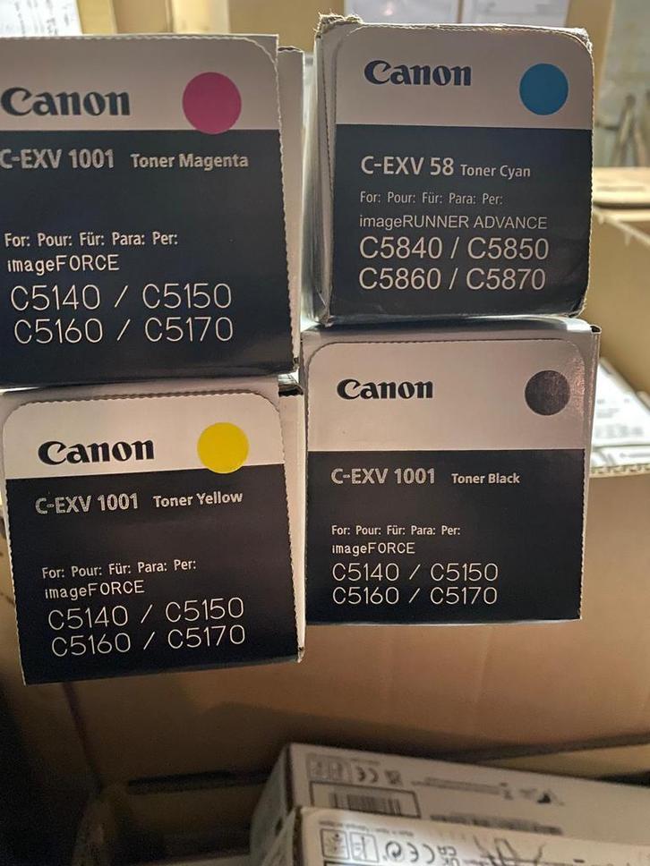 Canon TONER C-EXV 58 BLACK, Computers en Software, Printerbenodigdheden, Zo goed als nieuw, Toner, Ophalen