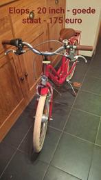 Elops - 20 inch - rode fiets, Fietsen en Brommers, Ophalen, B-Twin, Zo goed als nieuw, Handrem