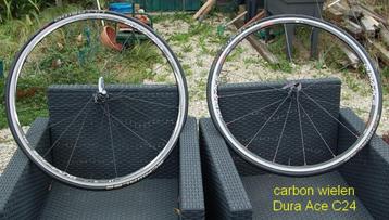 Carbon wielen Shimano Dura Ace c24 (bandjes) beschikbaar voor biedingen