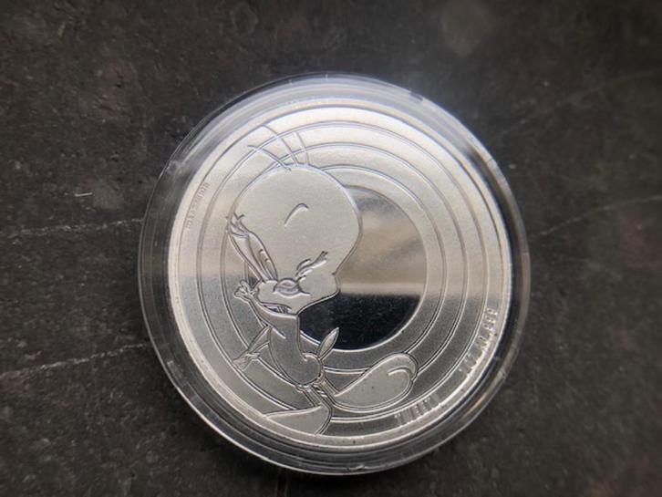 2023 Samoa - Looney Tunes Tweety - 1 oz silver, Postzegels en Munten, Munten | Oceanië, Losse munt, Zilver, Ophalen of Verzenden