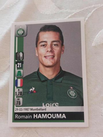 Panini / Sticker / Romain Hamouma / Saint-Etienne beschikbaar voor biedingen