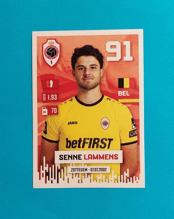 Panini Senne Lammens sticker - Pro League 2024/25, Hobby en Vrije tijd, Stickers en Plaatjes, Nieuw, Sticker, Verzenden