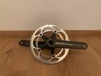 Campagnolo Record Crankset, Vélos & Vélomoteurs, Enlèvement ou Envoi, Utilisé, Vélo de course, Pédalier ou Pédales
