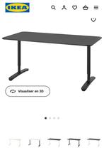 Table / bureau bekant noir  IKEA PRIX FIXE, Comme neuf, Bureau
