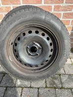 Set 4 Pneus hiver 195/65 R15 sur tôle, Auto-onderdelen, Banden en Velgen, Ophalen, Gebruikt, 15 inch, Winterbanden