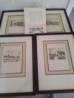 DE VLAMINCK Maurice,1876-1958 4 kopergravures met boek 1927, Ophalen of Verzenden