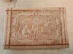 Vintage lederen Marokkaanse portemonnee, Handtassen en Accessoires, Ophalen of Verzenden