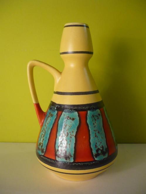Knappe vintage vaas Bay keramik Bodo Mans West-Germany, Antiek en Kunst, Antiek | Vazen, Ophalen of Verzenden