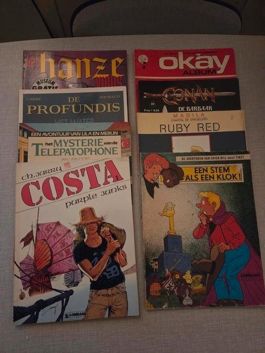 8 x varia, Boeken, Stripverhalen, Zo goed als nieuw, Ophalen of Verzenden