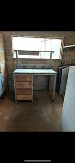 Oude industriële werkbank, Doe-het-zelf en Bouw, Werkbanken, Ophalen