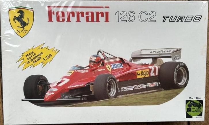 FERRARI 126C2 à l'échelle 1:24 ! ! ! Gilles Villeneuve !, Hobby & Loisirs créatifs, Modélisme | Voitures & Véhicules, Neuf, Voiture