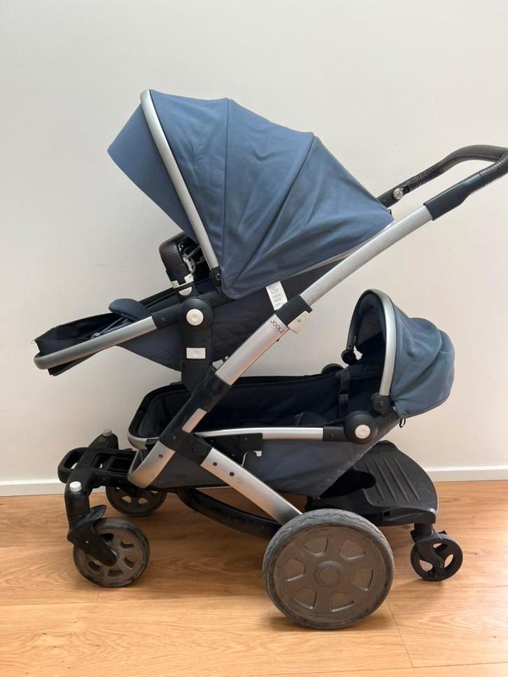 Joolz Geo2 incl. twin set, Kinderen en Baby's, Kinderwagens en Combinaties, Gebruikt, Combiwagen, Overige merken, Duowagen, Met reiswieg
