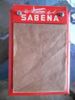 ancien bloc note de table sabena tole année 50/60, Collections, Souvenirs Sabena, Enlèvement ou Envoi