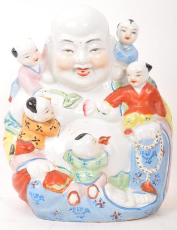 Antieke porceleinen Buddha. Uniek verzamelaarsstuk. beschikbaar voor biedingen