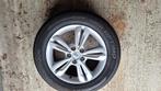 Velgen aluminium + banden Hankook Optimo K415, Ophalen, Gebruikt, 17 inch, Band(en)