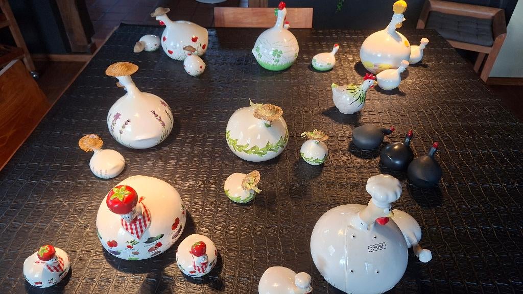 LOT DE POULES J-LINE (22 pièces), Verzamelen, Complete verzamelingen en Collecties, Ophalen