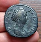 Faustina Senior - Sestertius IVNOV/SC (Romeinse), Postzegels en Munten, Ophalen of Verzenden, Overige landen, Losse munt