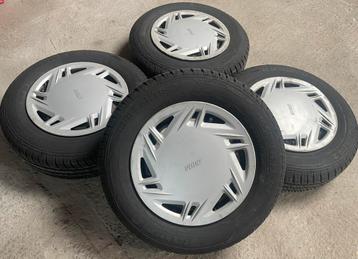 Set banden 165/70 R13 op stalen velg voor Fiat Tipo 160 beschikbaar voor biedingen