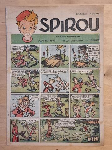 fascicule SPIROU du 11 septembre 1947 beschikbaar voor biedingen