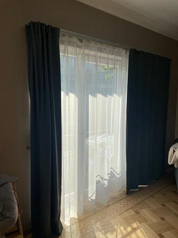Rideaux occultants (IKEA MAJGULL), 6 pièces, vert foncé beschikbaar voor biedingen