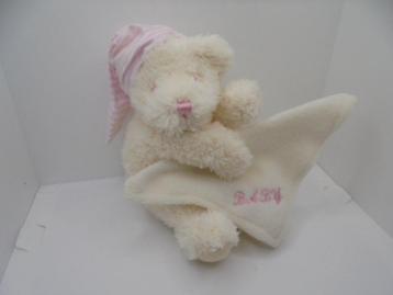 PLUCHE KNUFFEL BEER BABY ROZE Appletree NIEUW   beschikbaar voor biedingen