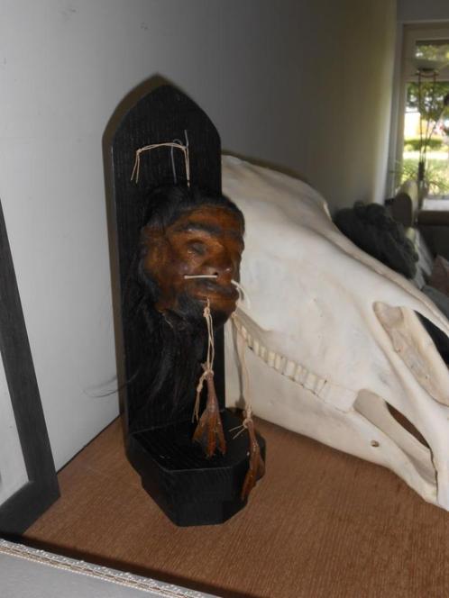 shrunken head replica, Antiquités & Art, Art | Art non-occidental, Enlèvement ou Envoi