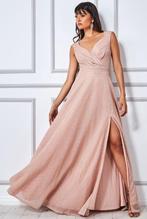 glitter galajurk nude maat 34 36 sale, Neuf, Robe de gala, Enlèvement ou Envoi, Autres couleurs