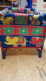 Poppenbed, opvouwbaar, leuk dessin met olifantjes, Enlèvement, Utilisé, Baby Pop