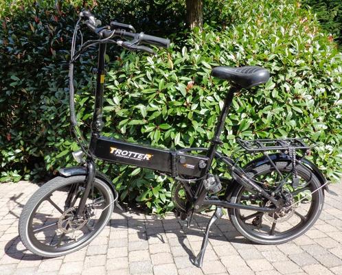 Mooie elektrische zwarte vouwfiets Trotter Shinga Lacros, Fietsen en Brommers, Fietsen | Vouwfietsen, Gebruikt, 20 inch of meer