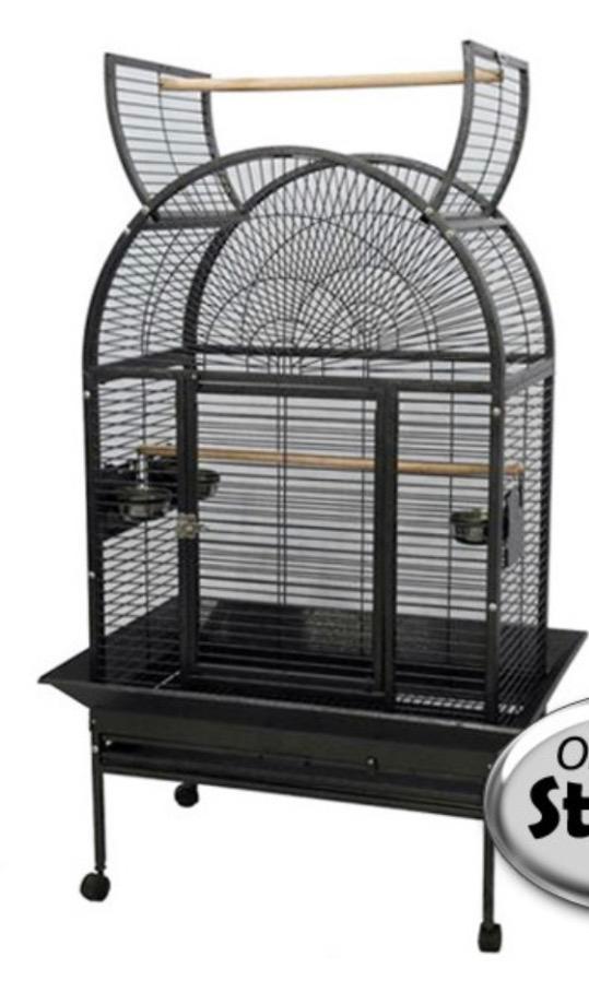 Cage à perroquets spacieuse, Animaux & Accessoires, Oiseaux | Cages & Volières, Comme neuf, Cage à oiseaux, Métal, Enlèvement