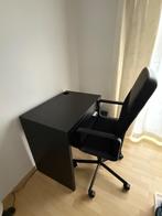 Bureau et chaise de bureau, Huis en Inrichting, Bureaus, Ophalen, Zo goed als nieuw, Bureau