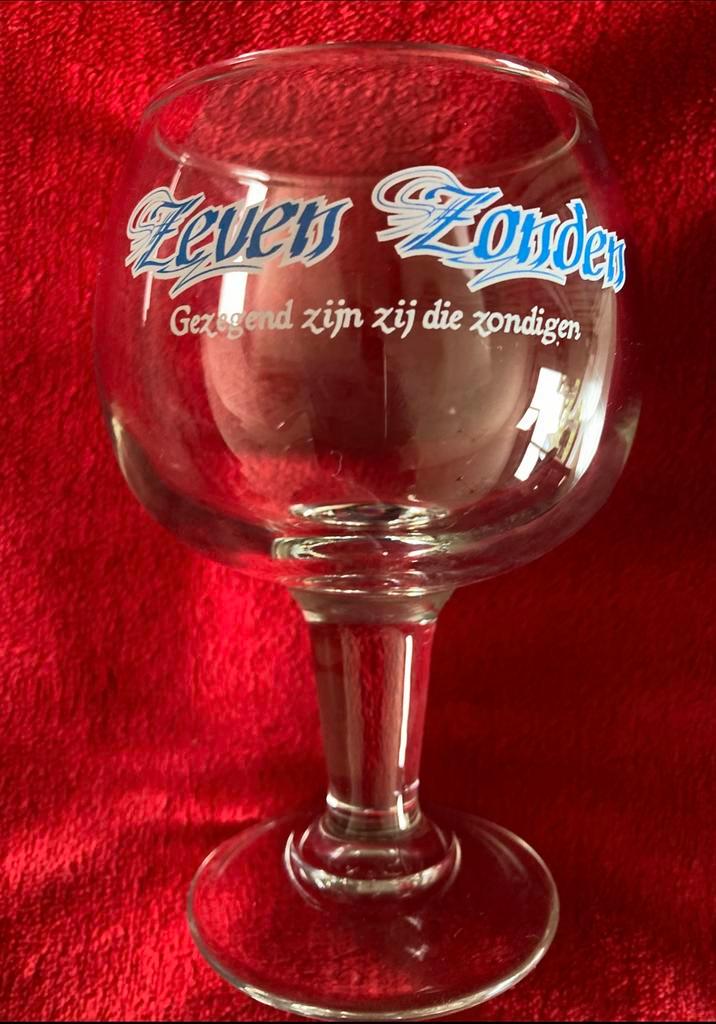 Bierproefglas, “Zeven zonden”, Verzamelen, Biermerken, Zo goed als nieuw, Glas of Glazen, Ophalen