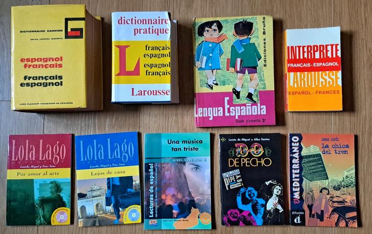 9 boeken in Spaans-woordenboeken-verschillende niveaus, Boeken, Studieboeken en Cursussen, Gelezen, Niet van toepassing, Ophalen of Verzenden