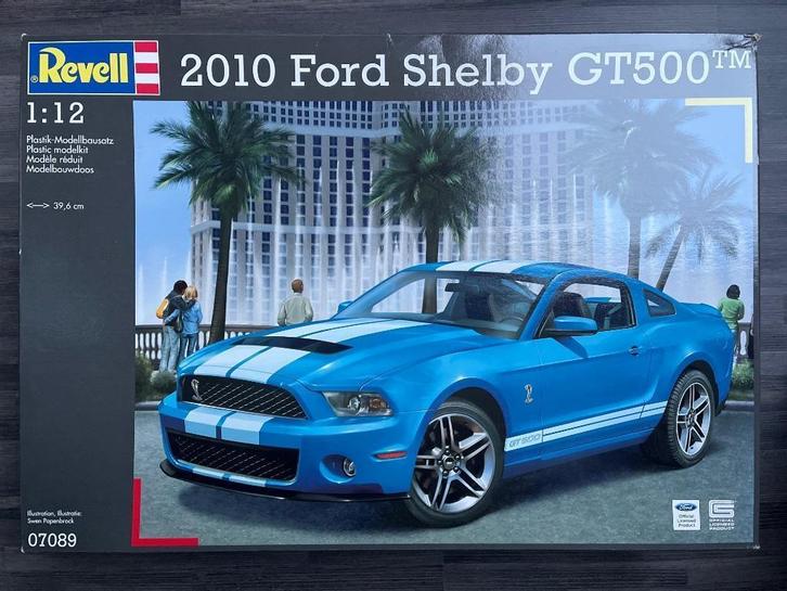 1/12 Revell 2010 Ford Shelby Mustang GT500, Hobby & Loisirs créatifs, Modélisme | Voitures & Véhicules, Comme neuf, Voiture, Plus grand que 1:32
