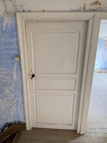 3 portes en bois, 75 à 150 cm, Chambranle de porte, Comme neuf, Enlèvement