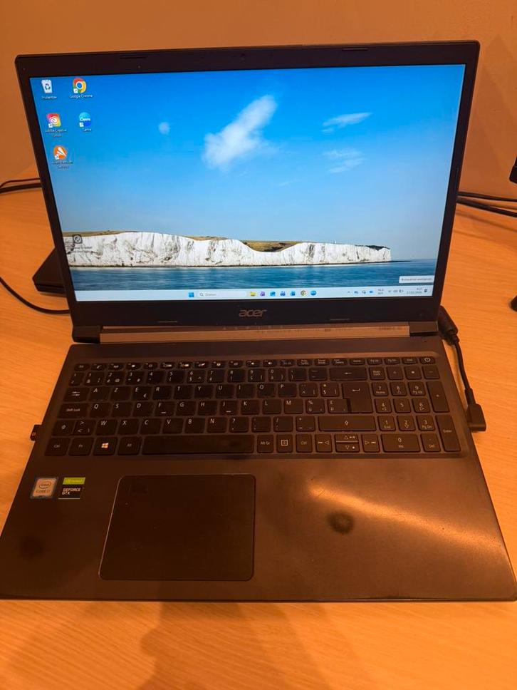 Acer Aspire 7 A715-75G-78VA Azerty, Computers en Software, Windows Laptops, Gebruikt, 15 inch, HDD, 2 tot 3 Ghz, 16 GB, Azerty