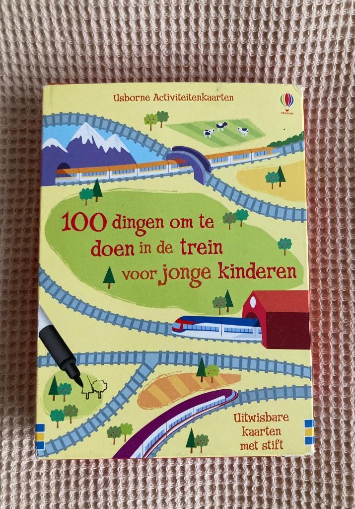 100 dingen om te doen in de trein voor jonge kinderen 4 à 9J, Kinderen en Baby's, Speelgoed | Educatief en Creatief, Zo goed als nieuw