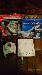 Sega dreamcast met spellen en toebehoren, Games en Spelcomputers, Spelcomputers | Sega, Met 1 controller, Gebruikt, Saturn of Dreamcast