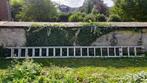 Échelle double coulissante Perfecty 5-9 m, Doe-het-zelf en Bouw, Ladders en Trappen, Ophalen, Zo goed als nieuw, Ladder, 4 meter of meer