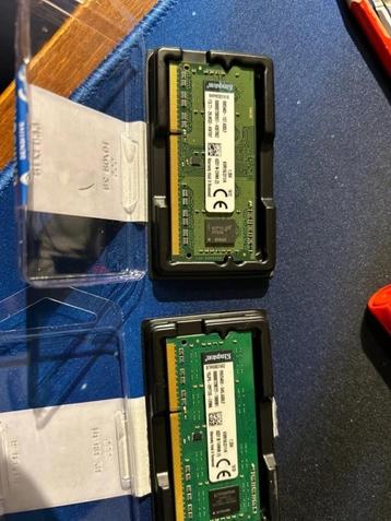 2 x kingston 4gb DDR3L sodimm 1600 mhz beschikbaar voor biedingen