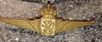 Badge met kap voor Officieren van de luchtmacht., Embleem of Badge, Luchtmacht, Ophalen of Verzenden