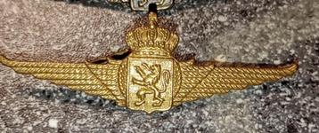 Badge met kap voor Officieren van de luchtmacht.
