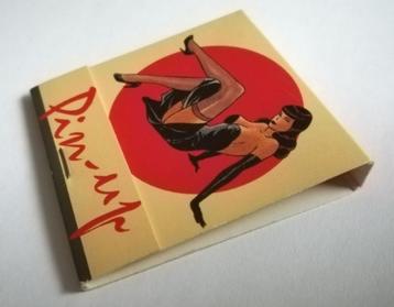 Luciferboekje “Pin-up” beschikbaar voor biedingen
