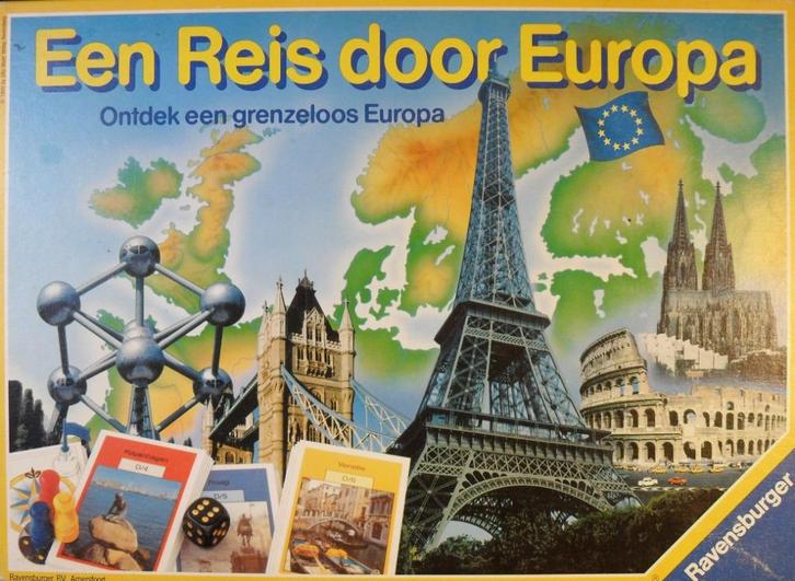 Een reis door Europa, Hobby en Vrije tijd, Gezelschapsspellen | Bordspellen, Ophalen of Verzenden