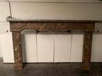 Open haard 18e eeuw, eik in faux marbre, 223cm br, 104cm H,, Ophalen, Gebruikt