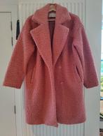 Roze Teddy mantel L, Ophalen, Zo goed als nieuw, Maat 42/44 (L), Roze