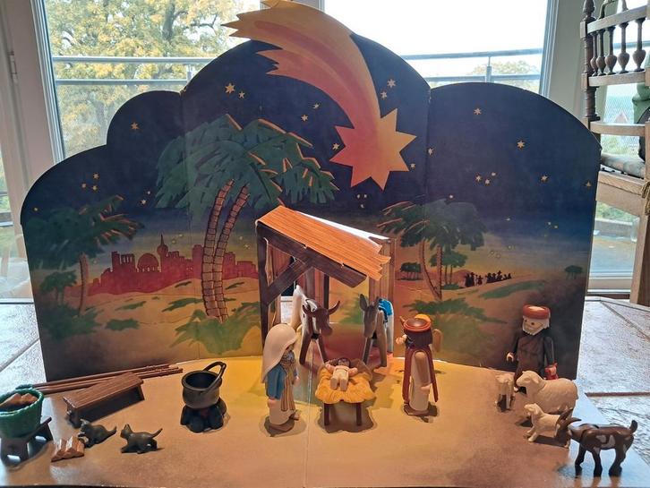 Playmobil 3996 Kerststal, Kinderen en Baby's, Speelgoed | Playmobil, Zo goed als nieuw, Complete set, Ophalen of Verzenden