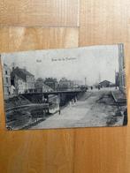 Postkaart Halle: Rue de la station -1919, Verzamelen, Postkaarten | België, Verzenden, Voor 1920, Gelopen, Vlaams-Brabant