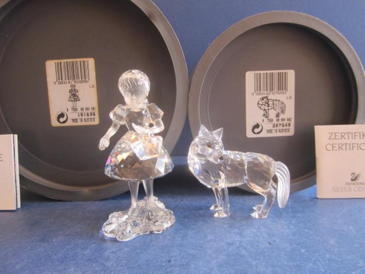 Swarovski Roodkapje en de wolf kompleet., Verzamelen, Swarovski, Nieuw, Figuurtje, Ophalen of Verzenden